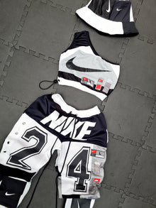  Upcycled Nike Black and White 3 piece